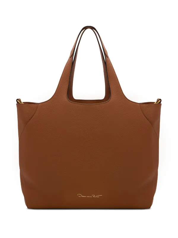 Oscar De La Renta The Topaz ハンドバッグ | ブラウン | FARFETCH JP