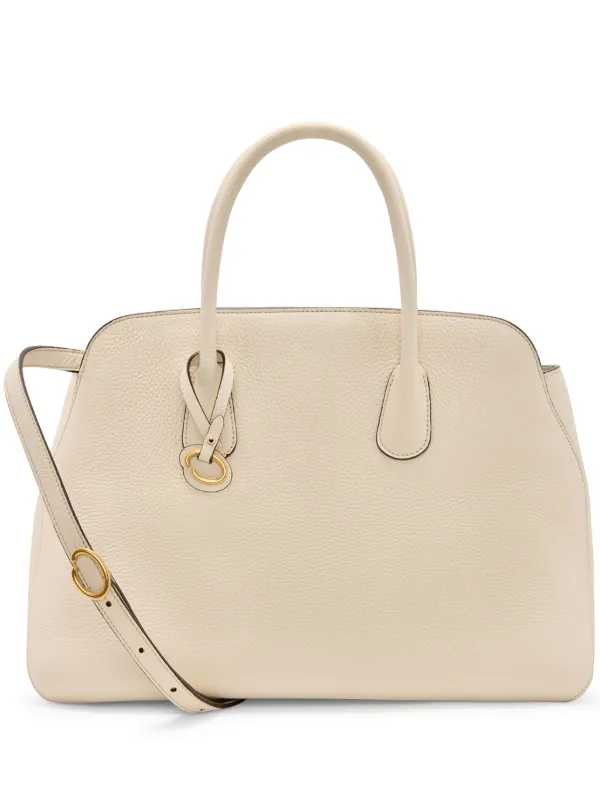 Oscar de la Renta The Ivy Tote Bag in Neutrals