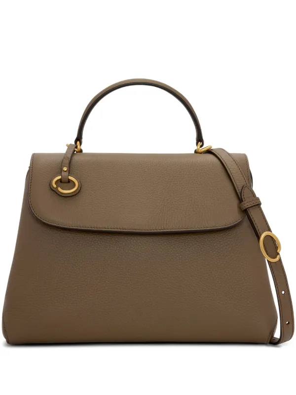 Oscar de la Renta The Poppy Tote Bag in Brown