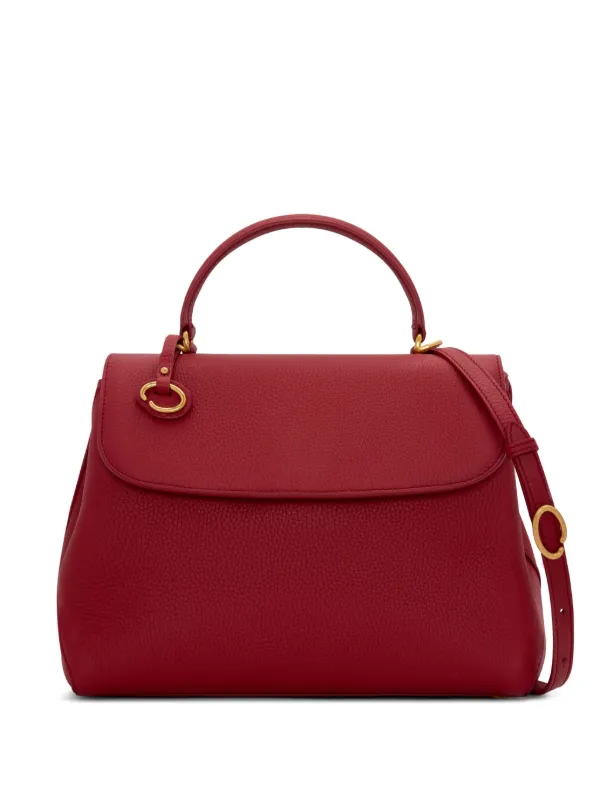 Oscar de la Renta The Poppy Tote Bag in Red