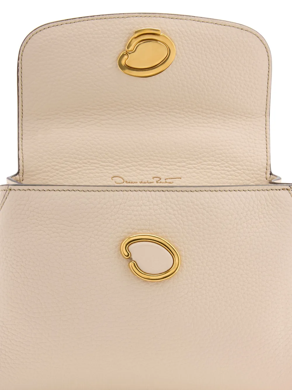 Oscar de la Renta The Mini Poppy tas Beige
