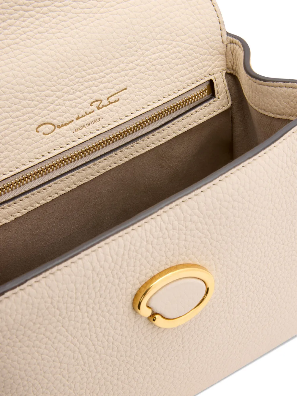 Oscar de la Renta The Mini Poppy tas Beige
