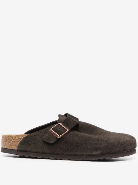 Birkenstock خف 'بوسطن' شمواه ناعم