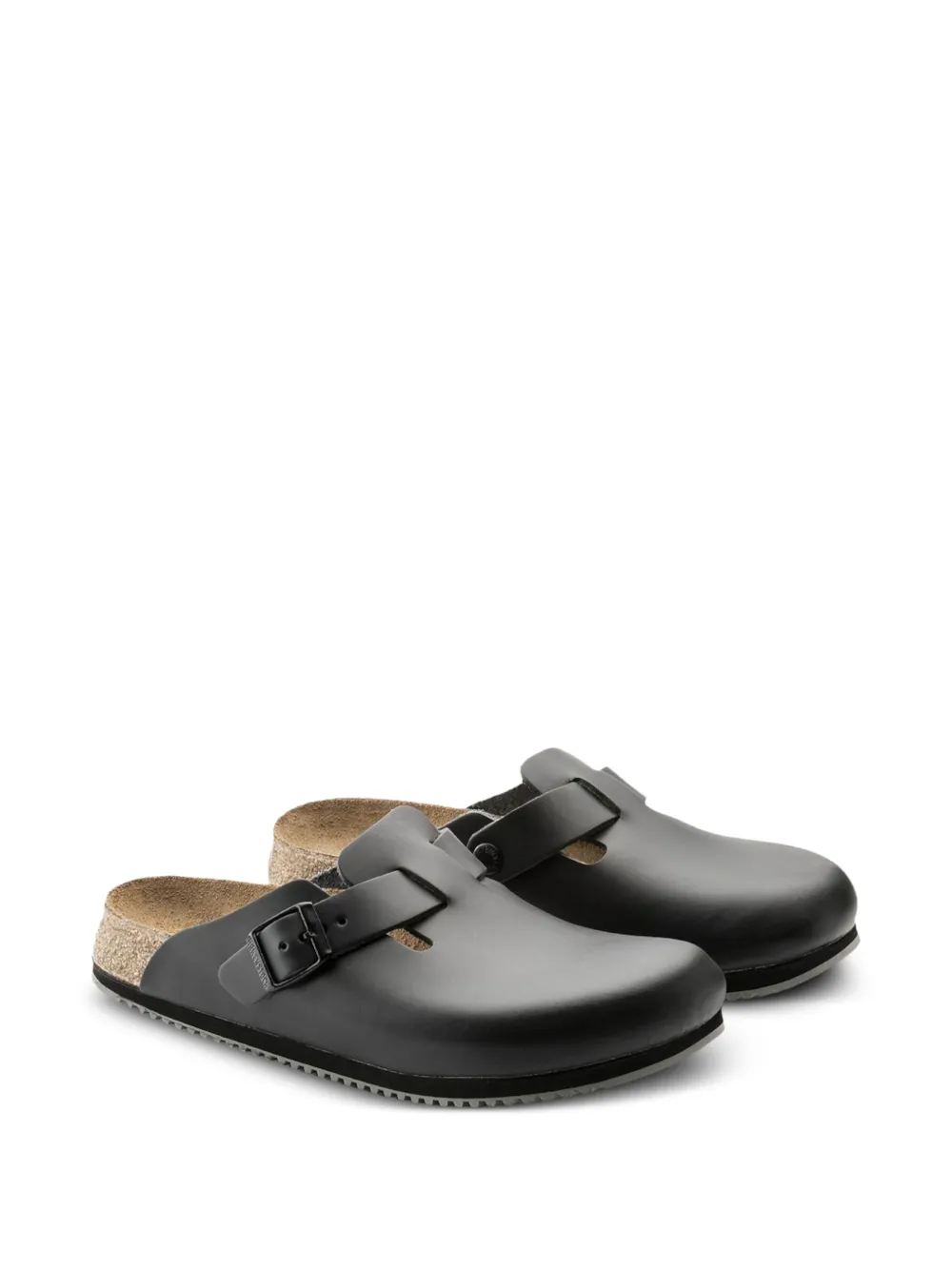 Birkenstock Boston slippers - Zwart