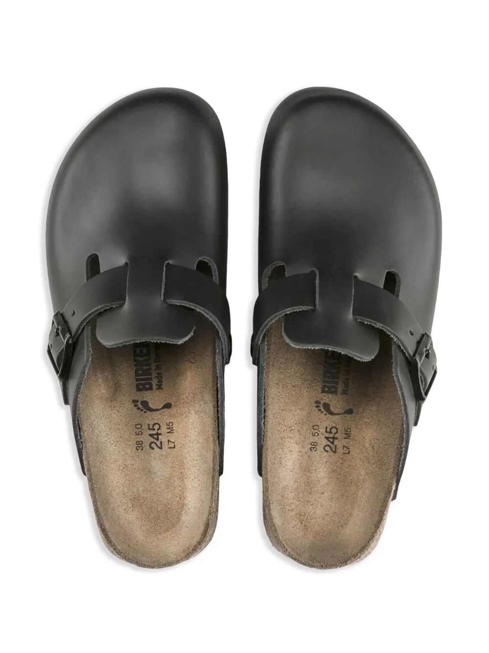 Birkenstock Boston slides Black