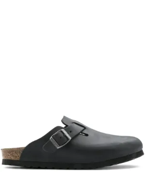 Birkenstock London Wire Buckle Shoes | Black | FARFETCH CA