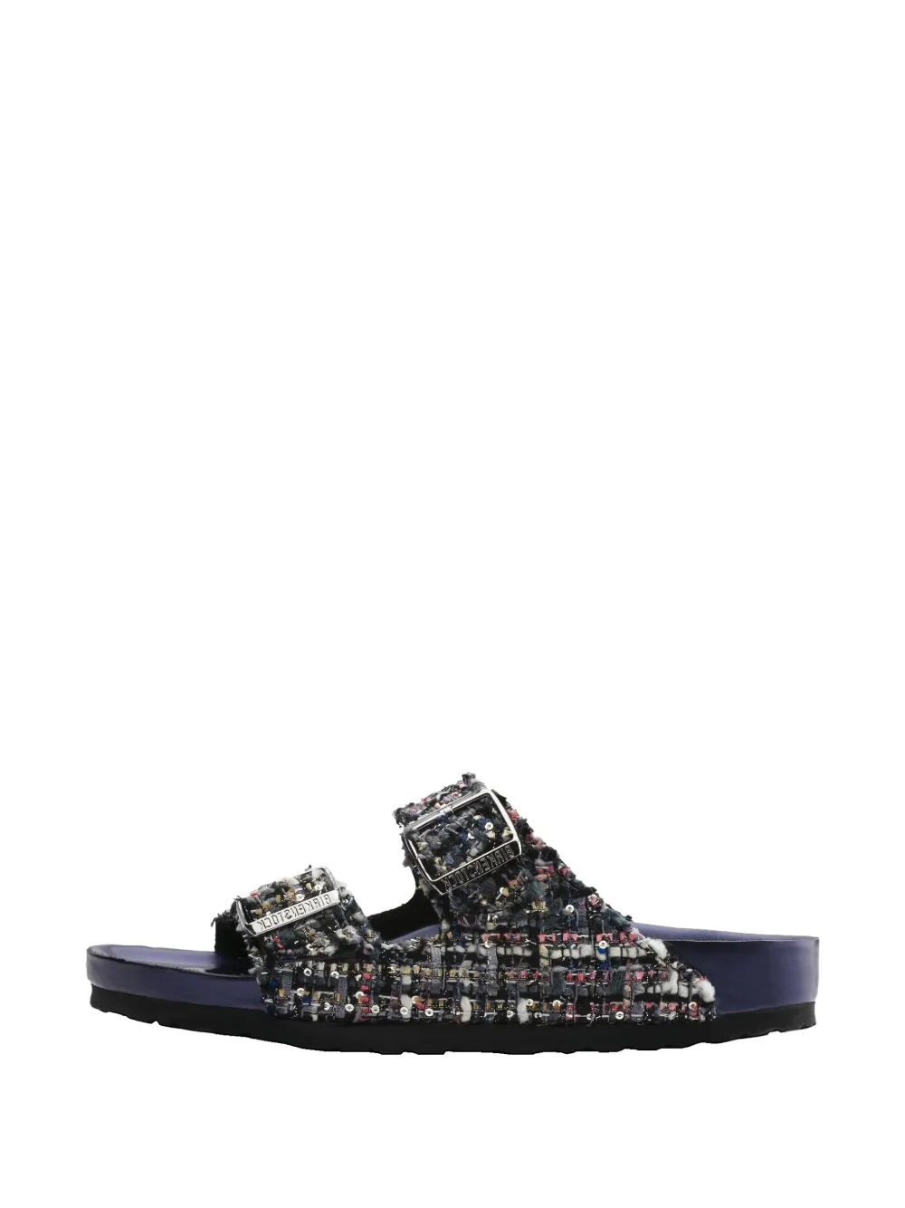 Birkenstock Arizona Tweed buckle-strap sandals - Blau