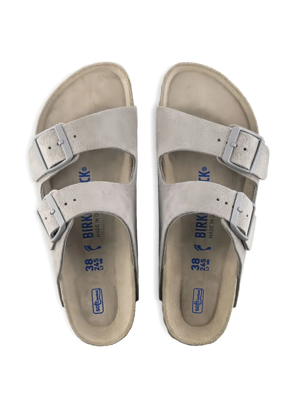 Birkenstock Arizona "Stone-coin" sandals Grey