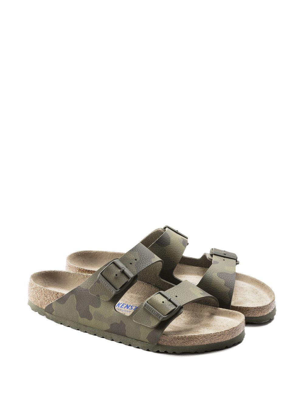 Birkenstock Arizona sandalen met zacht voetbed - Groen