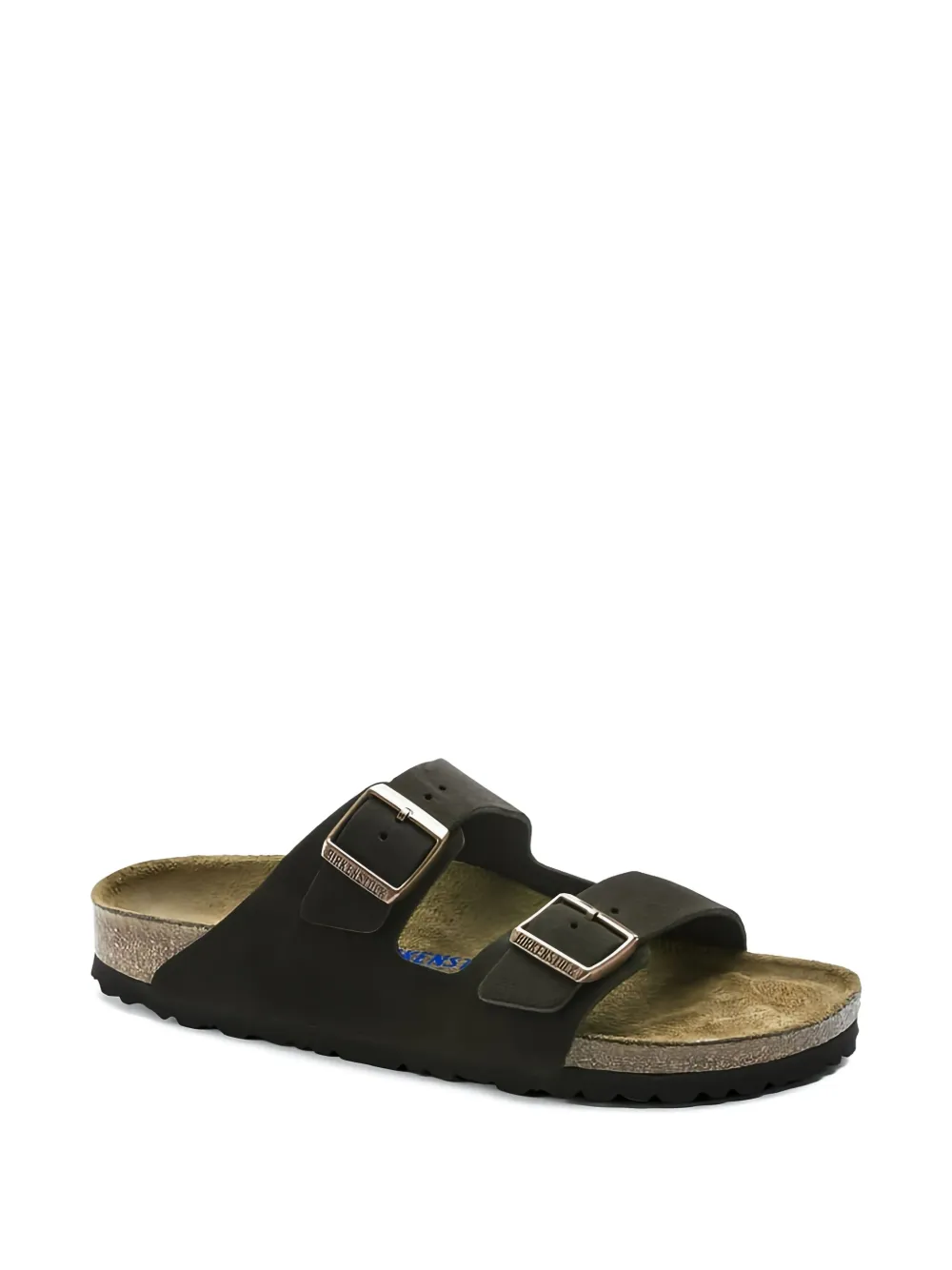 Birkenstock Arizona "Dessert" platte sandalen Grijs
