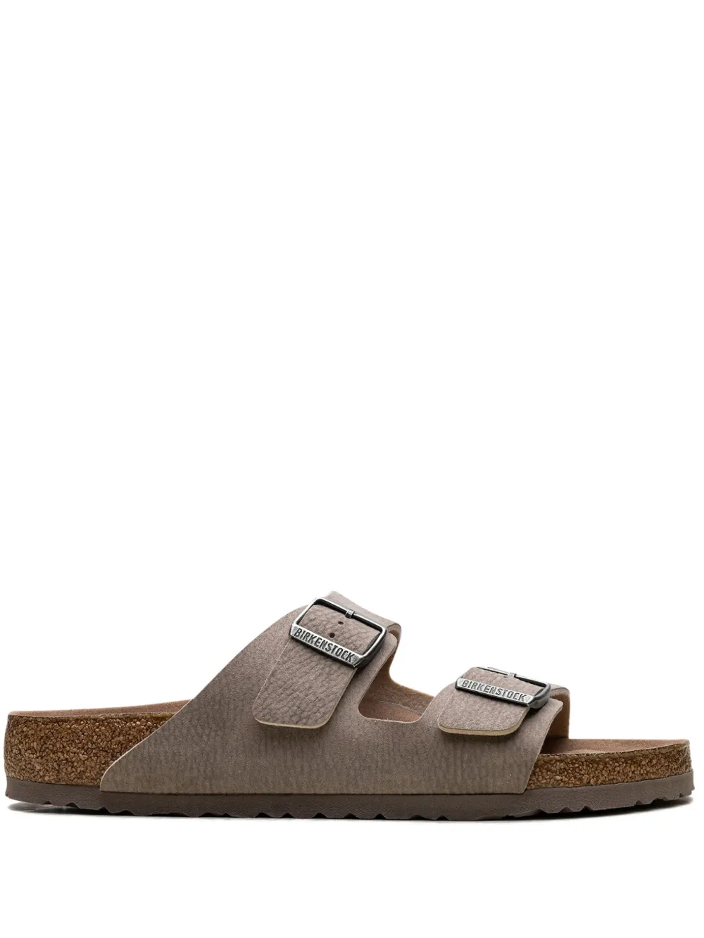 Birkenstock Arizona double-buckle leather sandals Brown