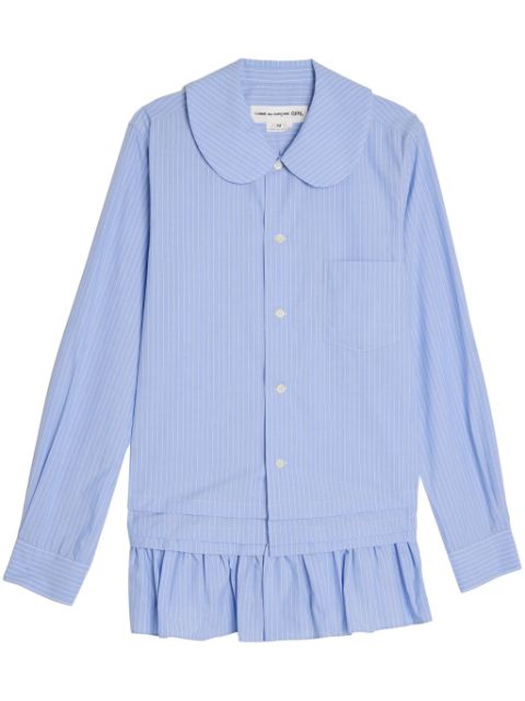 Comme Des Garcons Girl stripe-print poplin shirt Women