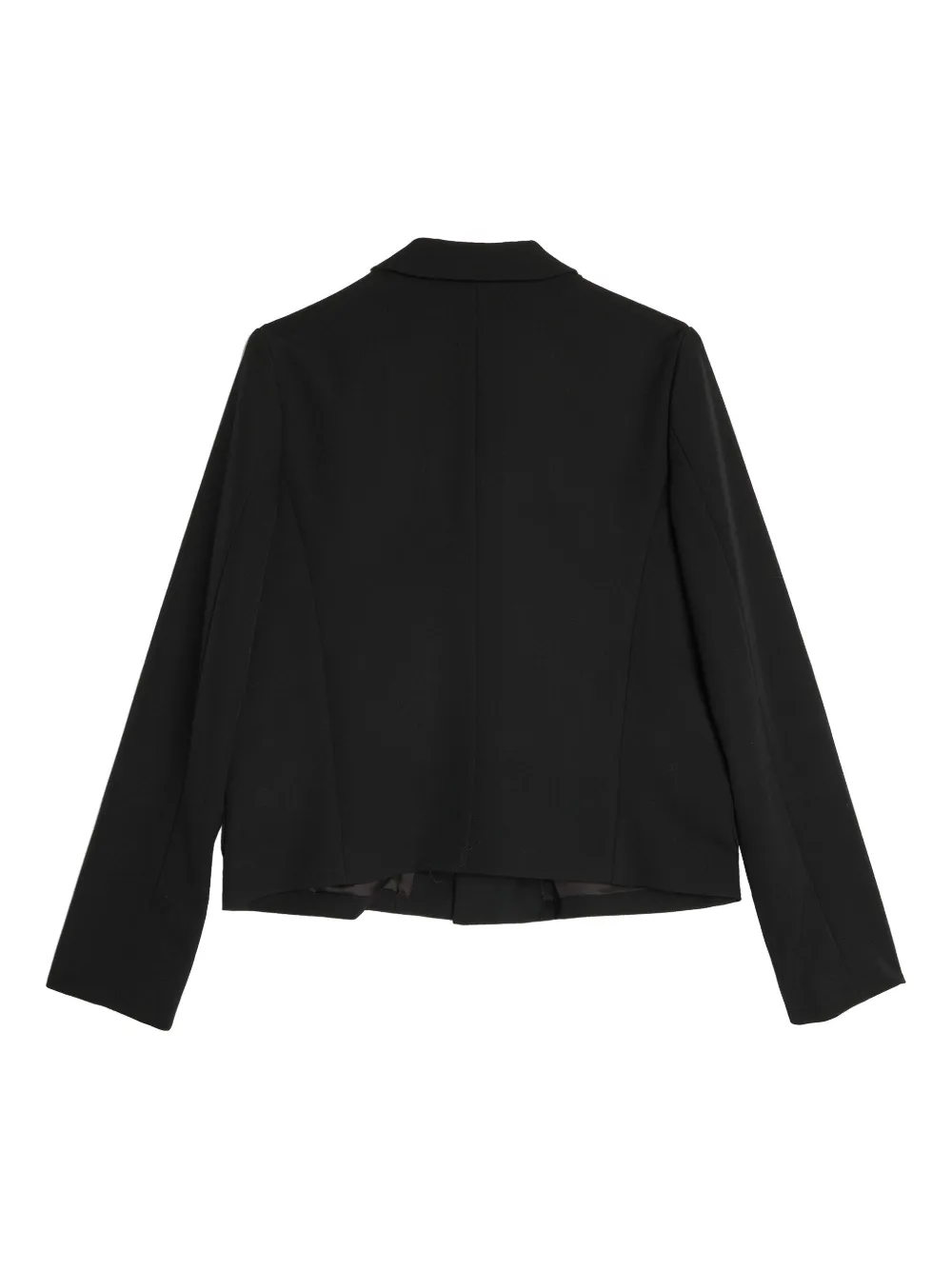 Comme Des Garçons Girl Gabardine wollen blazer - Zwart