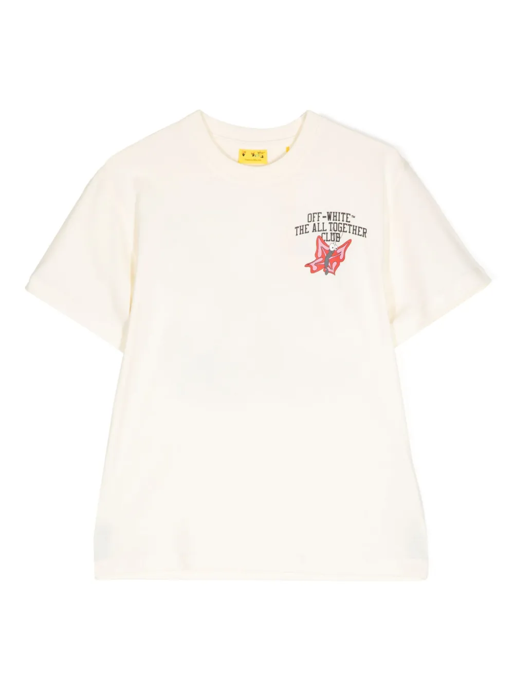 Off-White Kids ロゴ Tシャツ - ホワイト Off-White Kids ロゴ Tシャツ - ホワイト