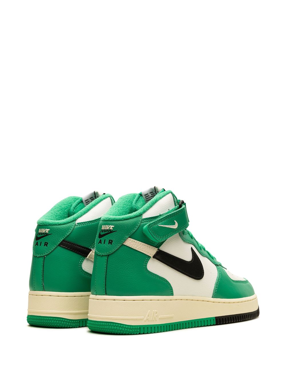 Nike Air Force 1 Mid Split "Stadium Green" sneakers Groen