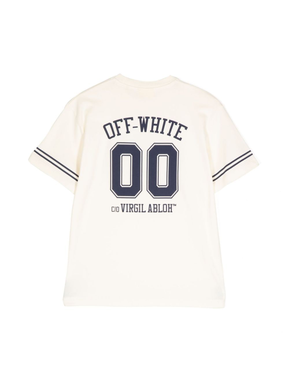 Off-White Kids Katoenen T-shirt met logoprint Wit