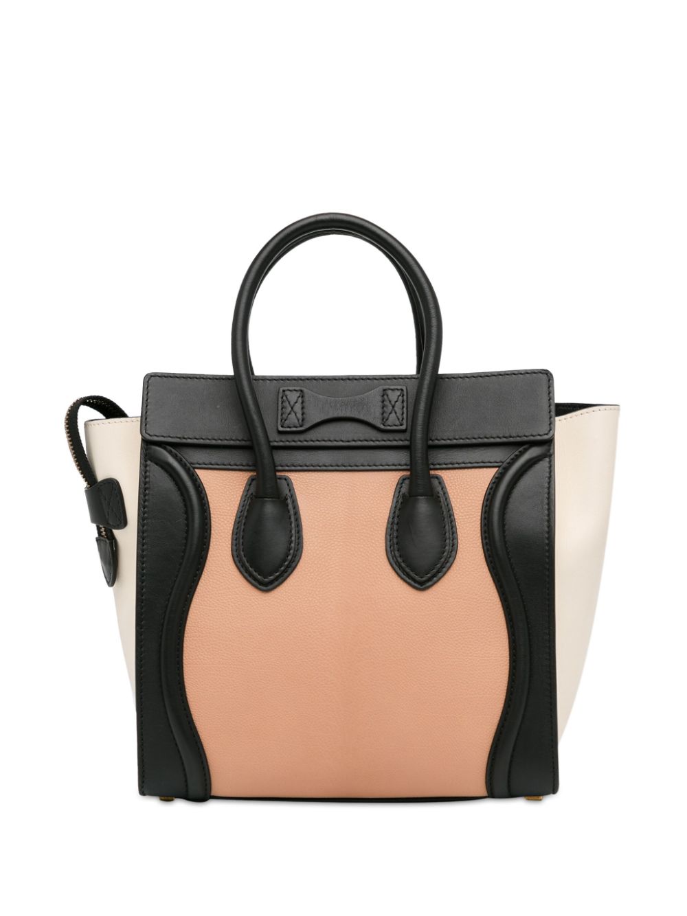 Céline Pre-Owned 2013 Micro Tricolor Luggage tote bag - Bruin