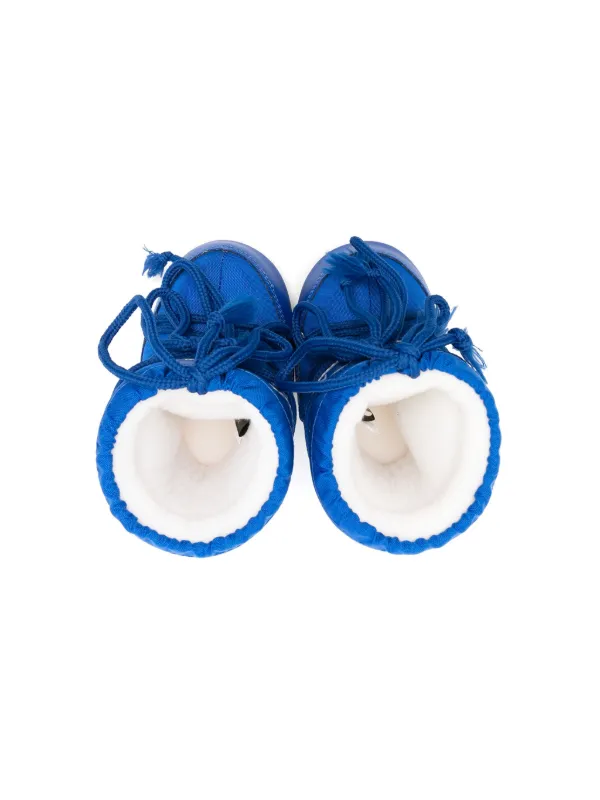 Moon Boot Kids Icon Mini Boots Blue FARFETCH OM