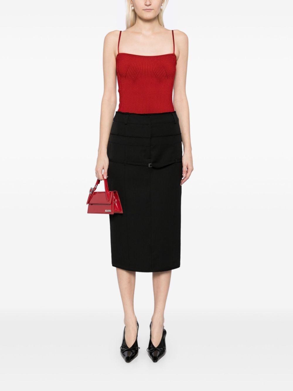 Jacquemus Le Haut Sierra top - Rood