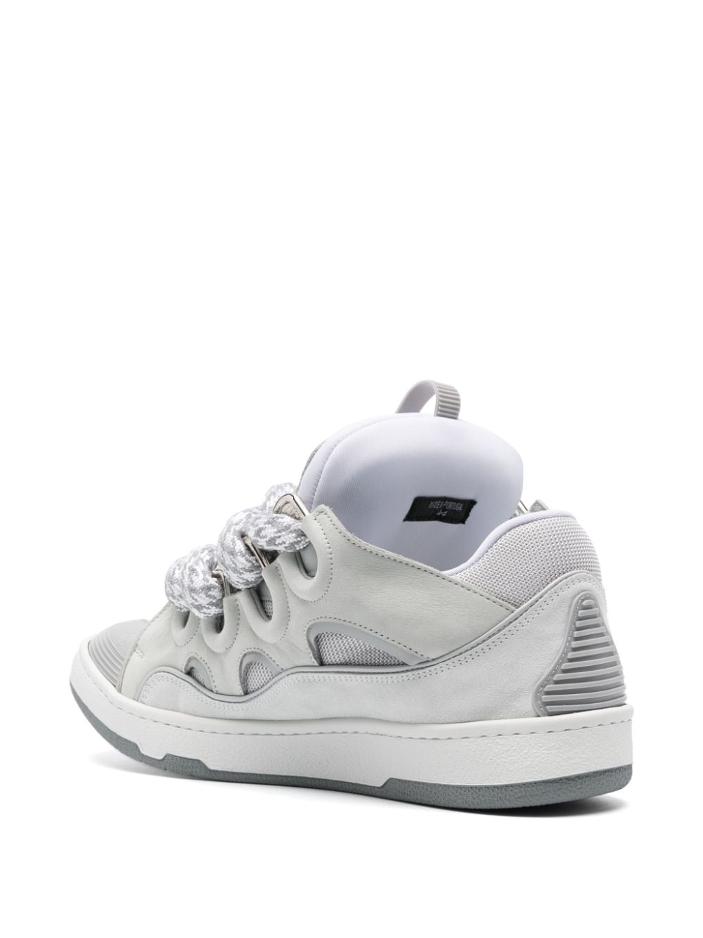 Shop Lanvin Curb 3.0 Sneakers In Grey