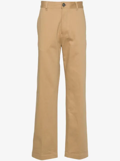 AMI Paris logo-patch trousers