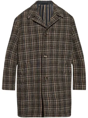ETRO エトロ チェック チェスターコート メンズ サイズ48 美品 ETRO エトロ / ウールカシミヤ 2Bシングルチェスターコート