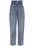 IRO belted high-waisted jeans - Blue