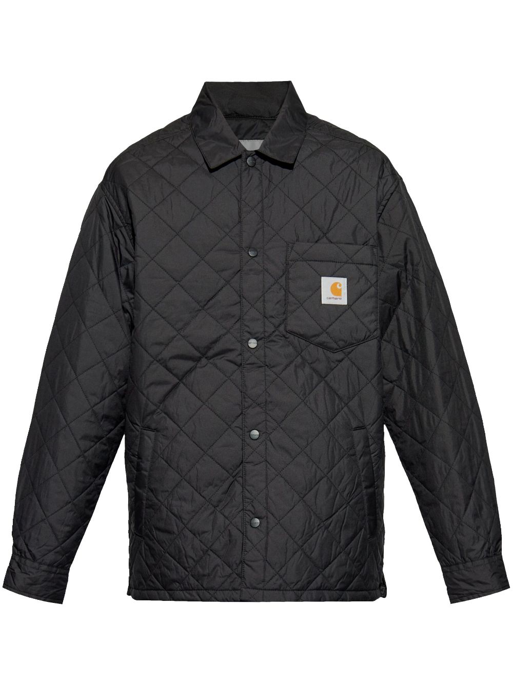 Shop Carhartt Wadeson Shirt Jacket In Black