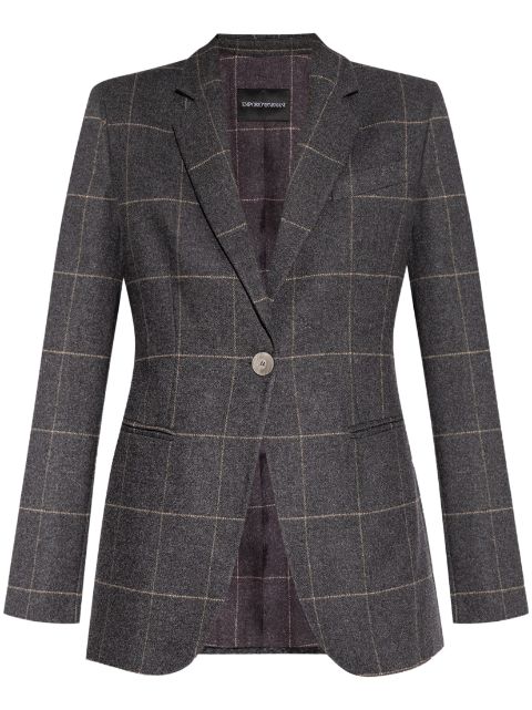 Emporio Armani blazer à carreaux