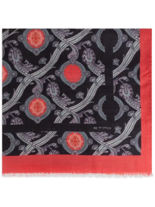 Écharpe à imprimé cachemire - ETRO - Modalova