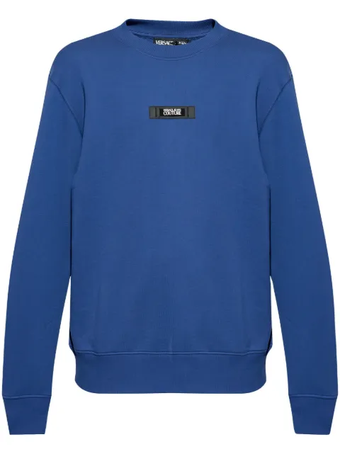 Versace Jeans Couture sweat en coton à patch logo