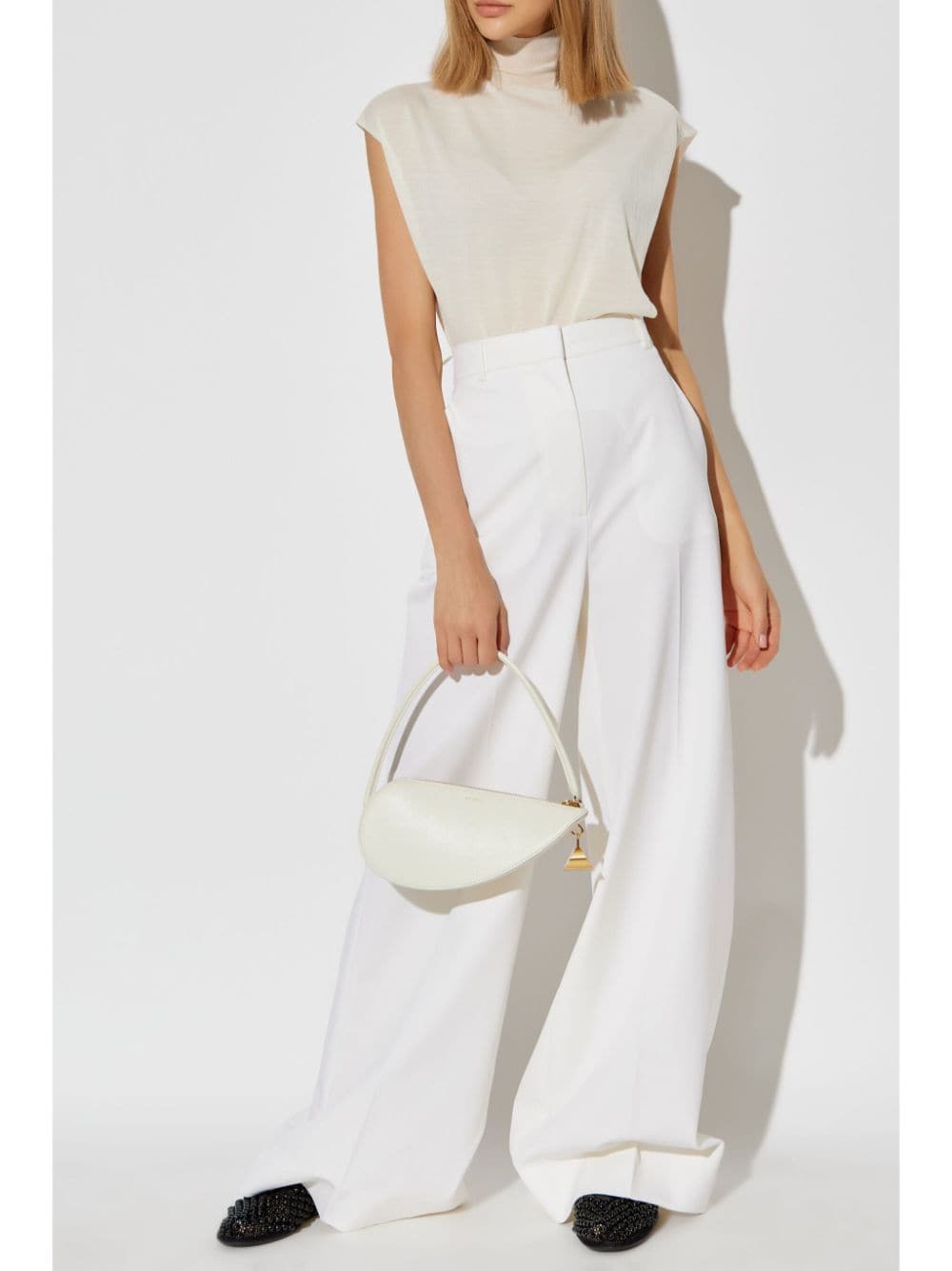 Shop Aeron Jeera Kick-flare Trousers In White