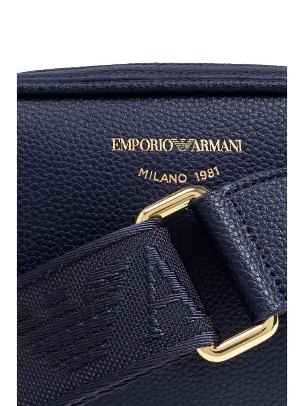 Emporio Armani deer-print Camera Bag | Blue | FARFETCH