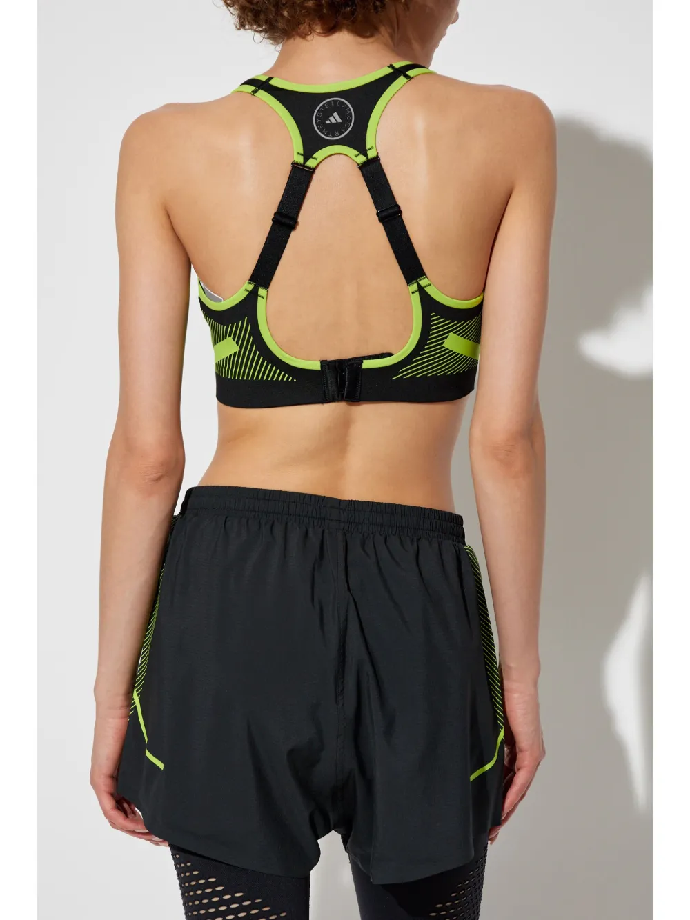 adidas by Stella McCartney TruePace high impact sport-bh Zwart