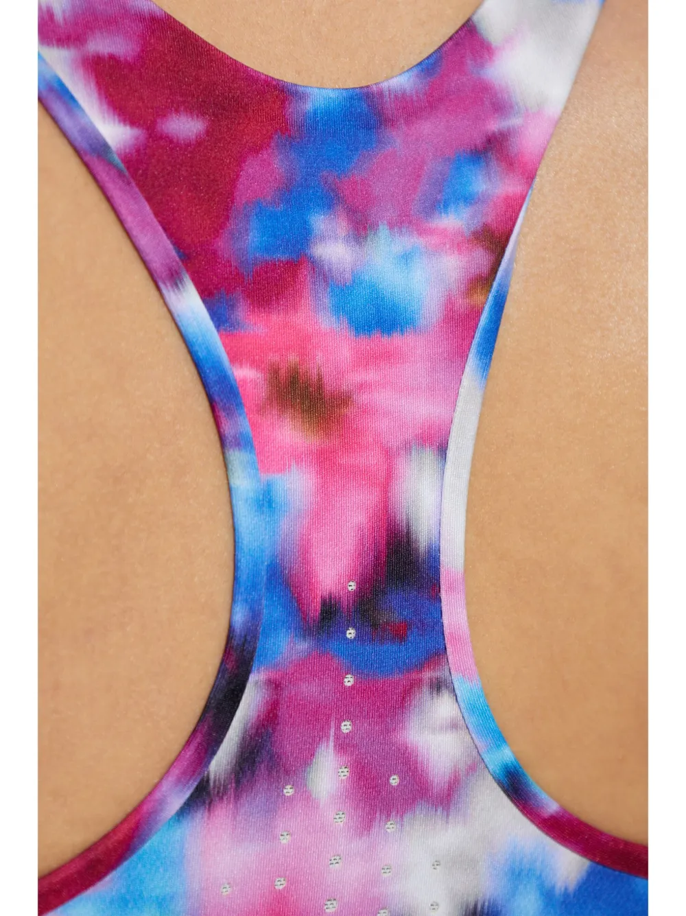 Shop Adidas By Stella Mccartney Truepuprose Printed Bra In Blue