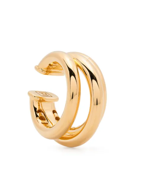 Federica Tosi gold plated cuff earrings 