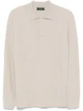 Zanone marl-knit polo shirt - Neutrals