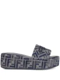 FENDI Sunshine FF slides - Grey
