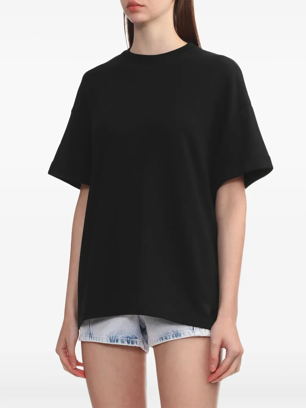 IRO Edweena jersey T-shirt Zwart
