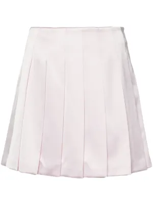 スカート SELF PORTRAIT Women Skirts SS25018SKW WHITE White Textured Knit Mini Skirt