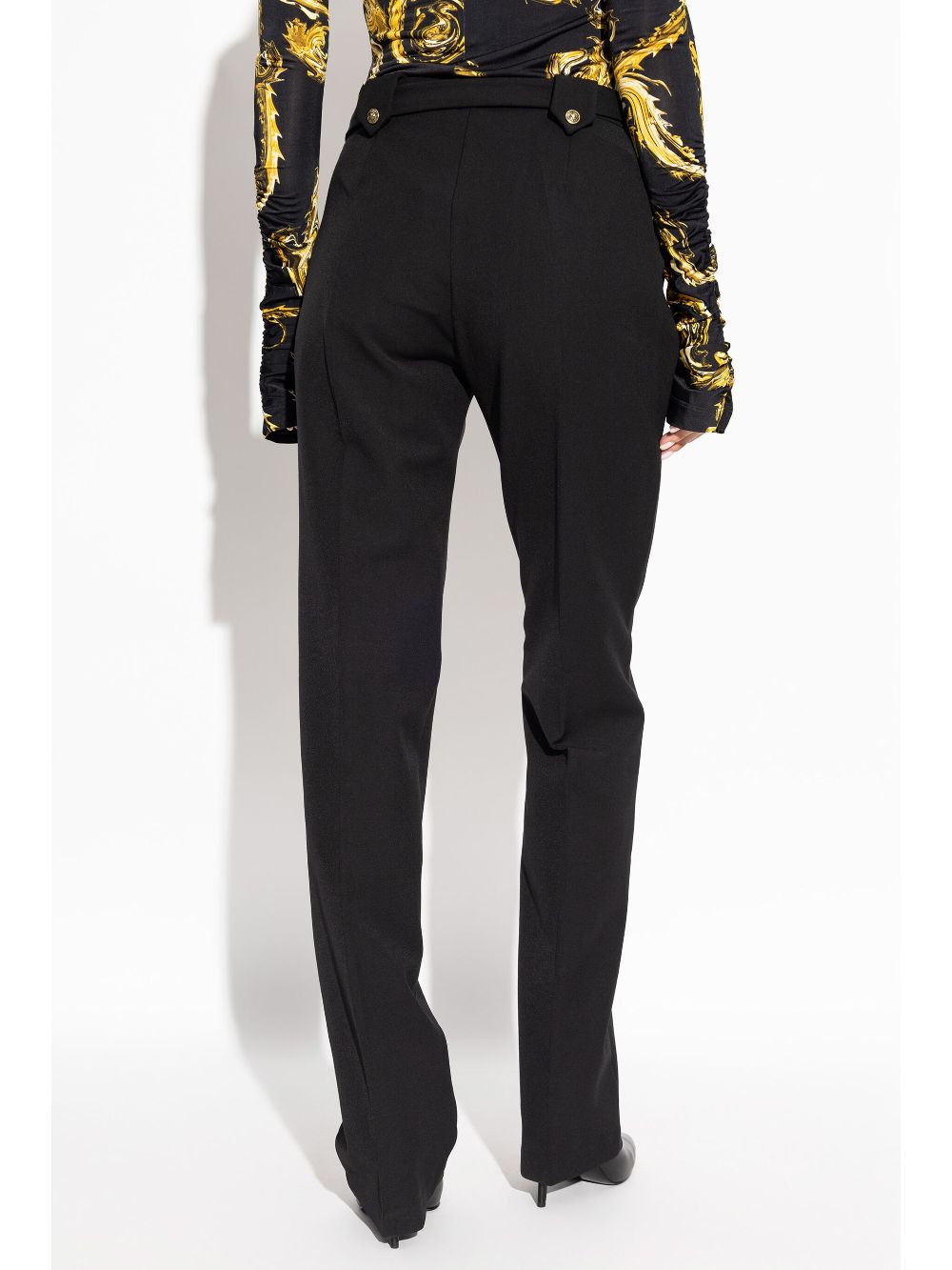 Cheap Versace Jeans Couture belted tailored trousers Women