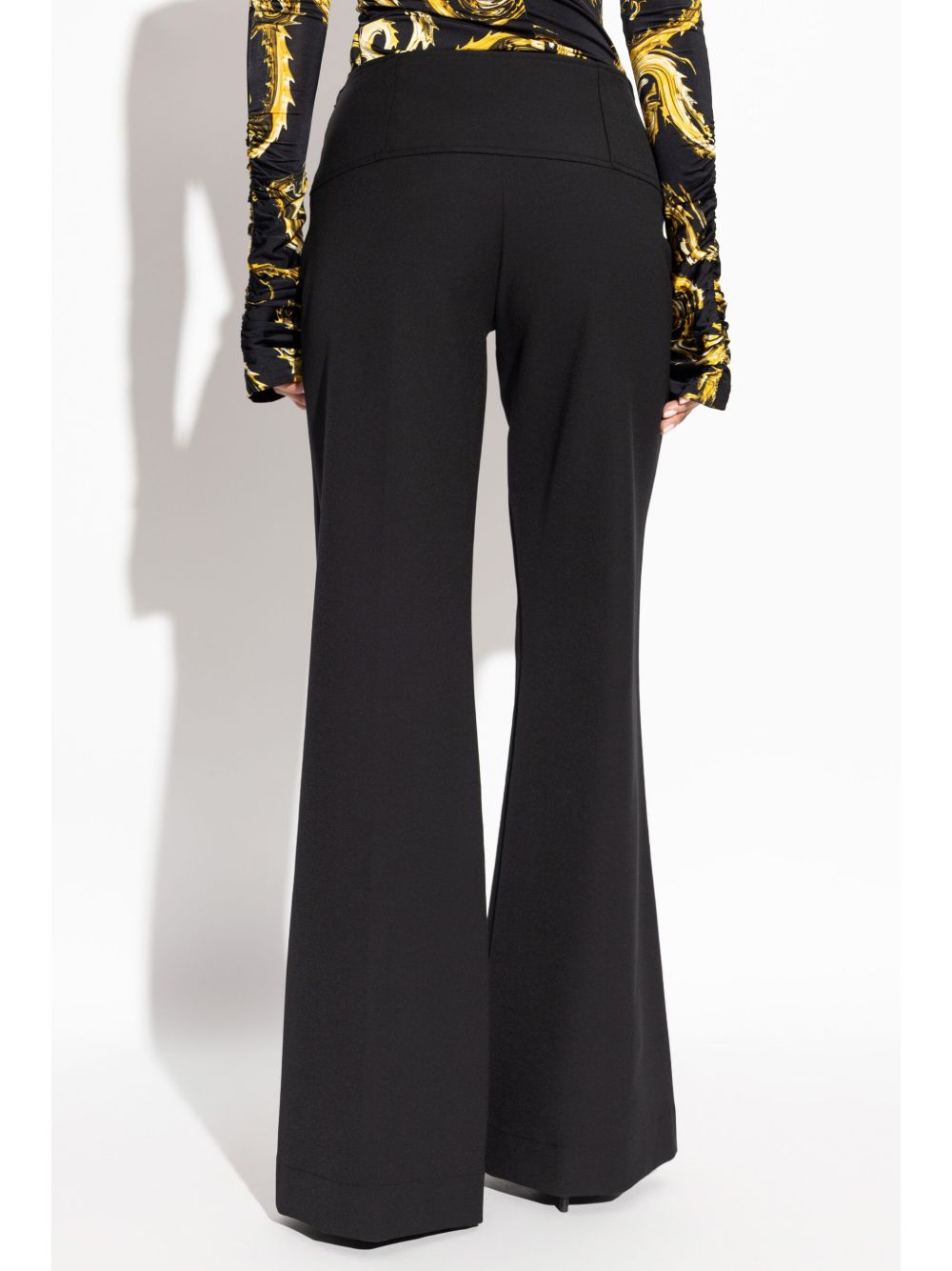 Affordable Versace Jeans Couture decorative buckle trousers Women