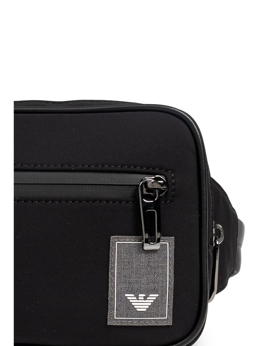 Emporio Armani logo-patch belt bag Men