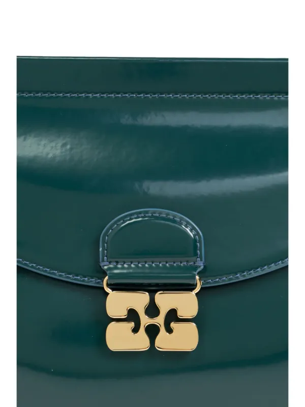 GANNI Apo-G ショルダーバッグ | グリーン | FARFETCH JP