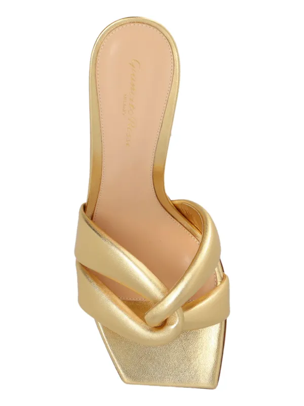 Gianvito Rossi 85mm Amour Mules | Gold | FARFETCH
