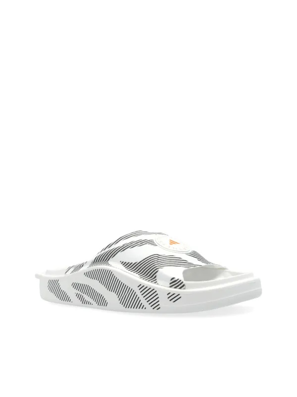 Adidas By Stella McCartney logo-print Slides | White | FARFETCH Adidas By Stella McCartney logo-print Slides | White | FARFETCH