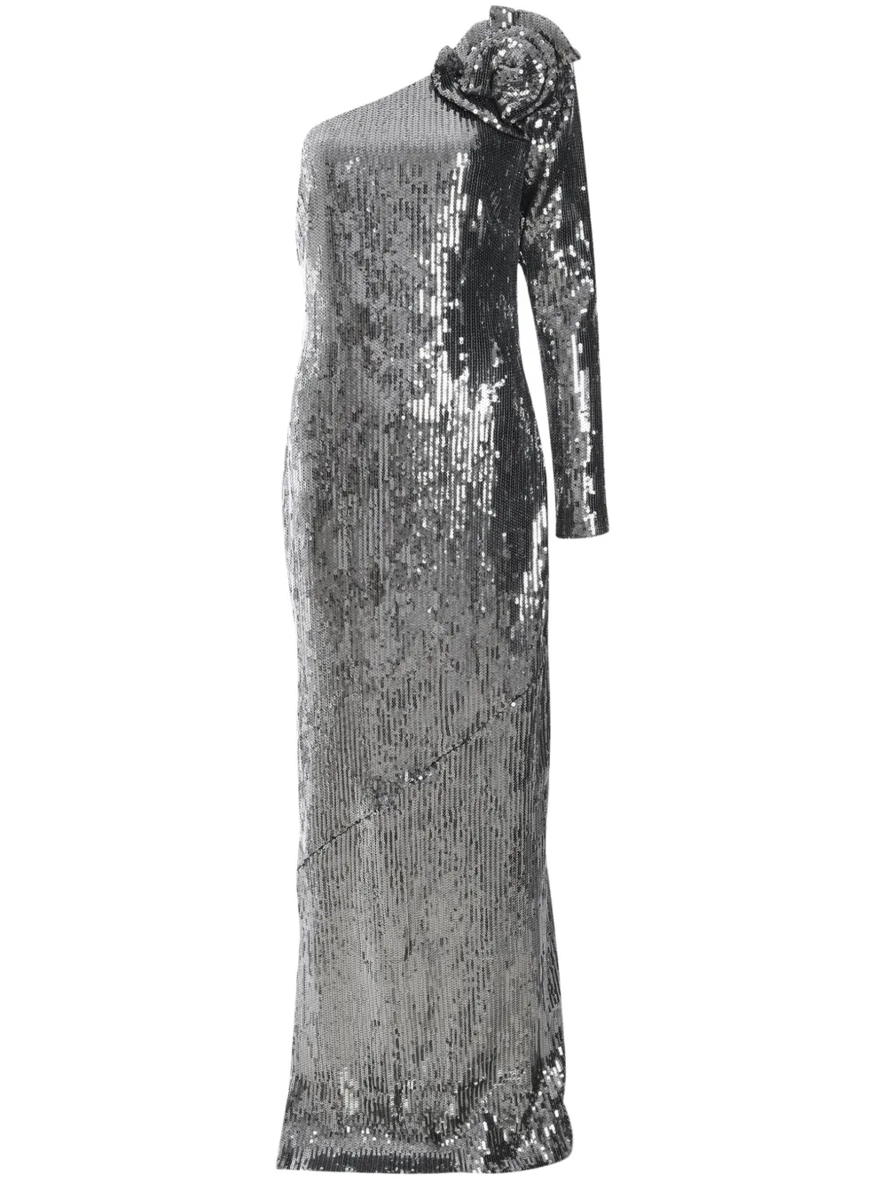 sequinned gown