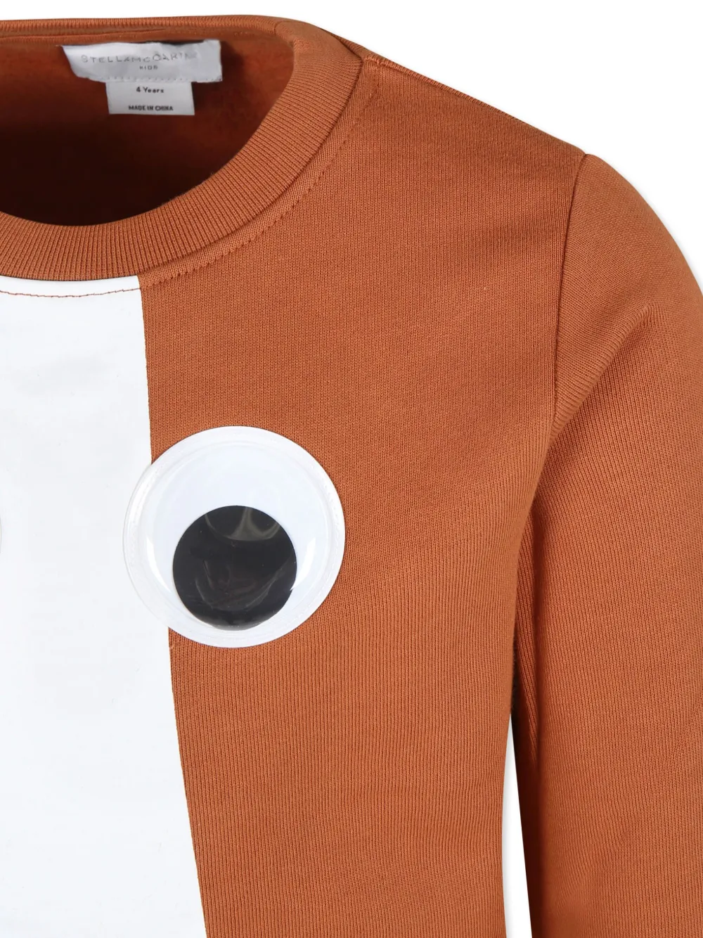Stella McCartney Kids Sweater met paardenprint Bruin