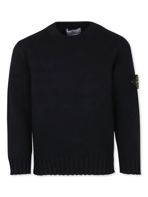 Stone Island Junior Pullover mit Rundhalsausschnitt