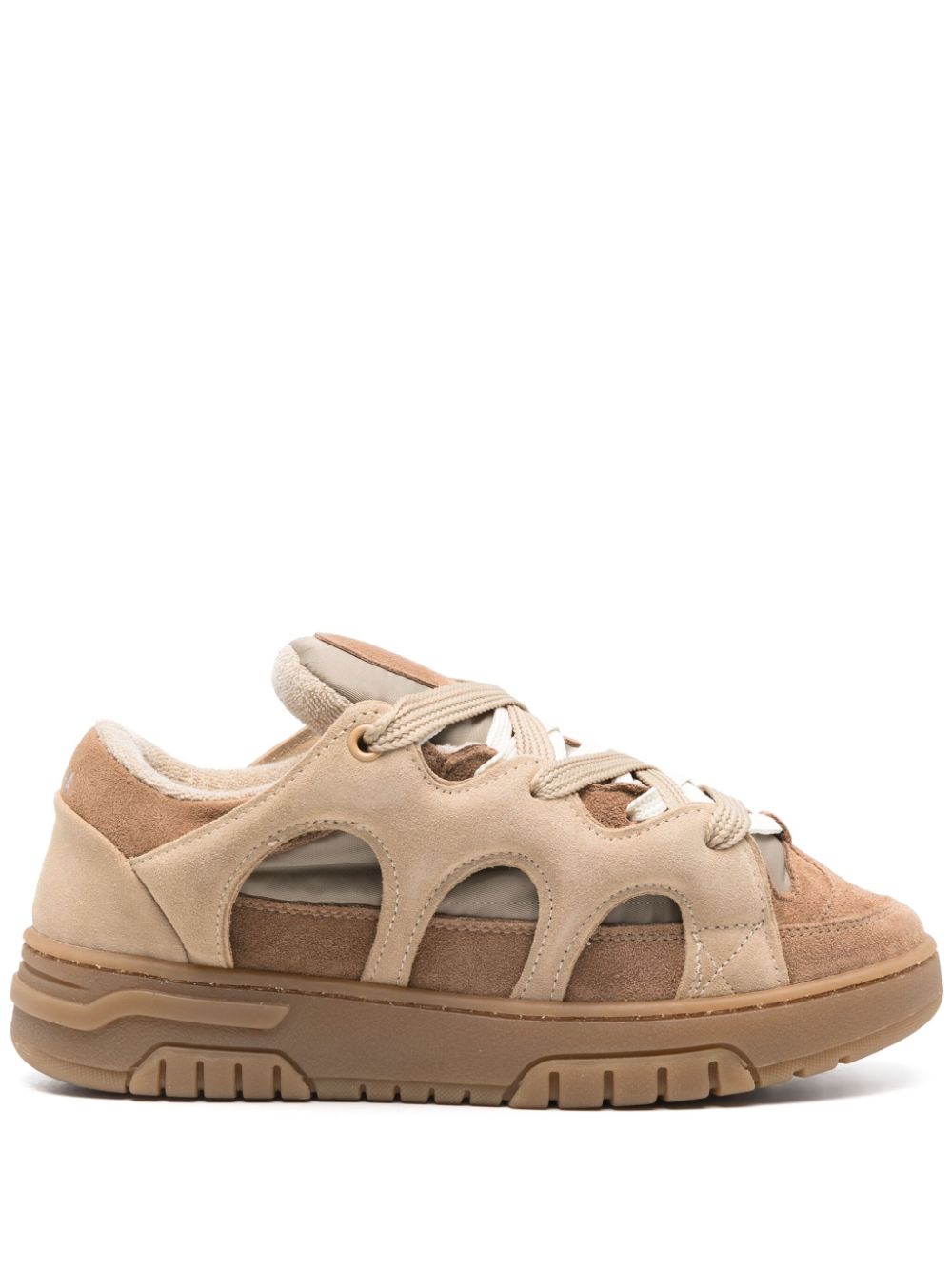 Shop Paura Santha Sneakers In Brown